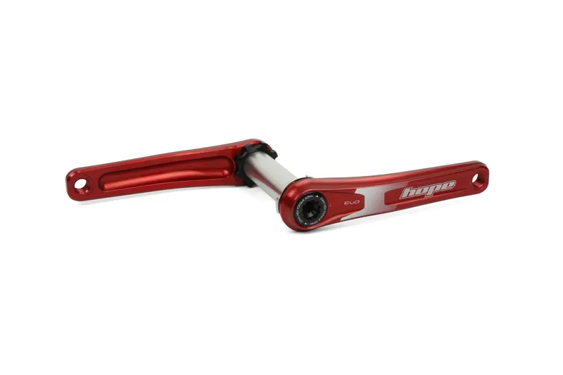 Hope Evo No Spider 68/73mm MTB Crankset - Red