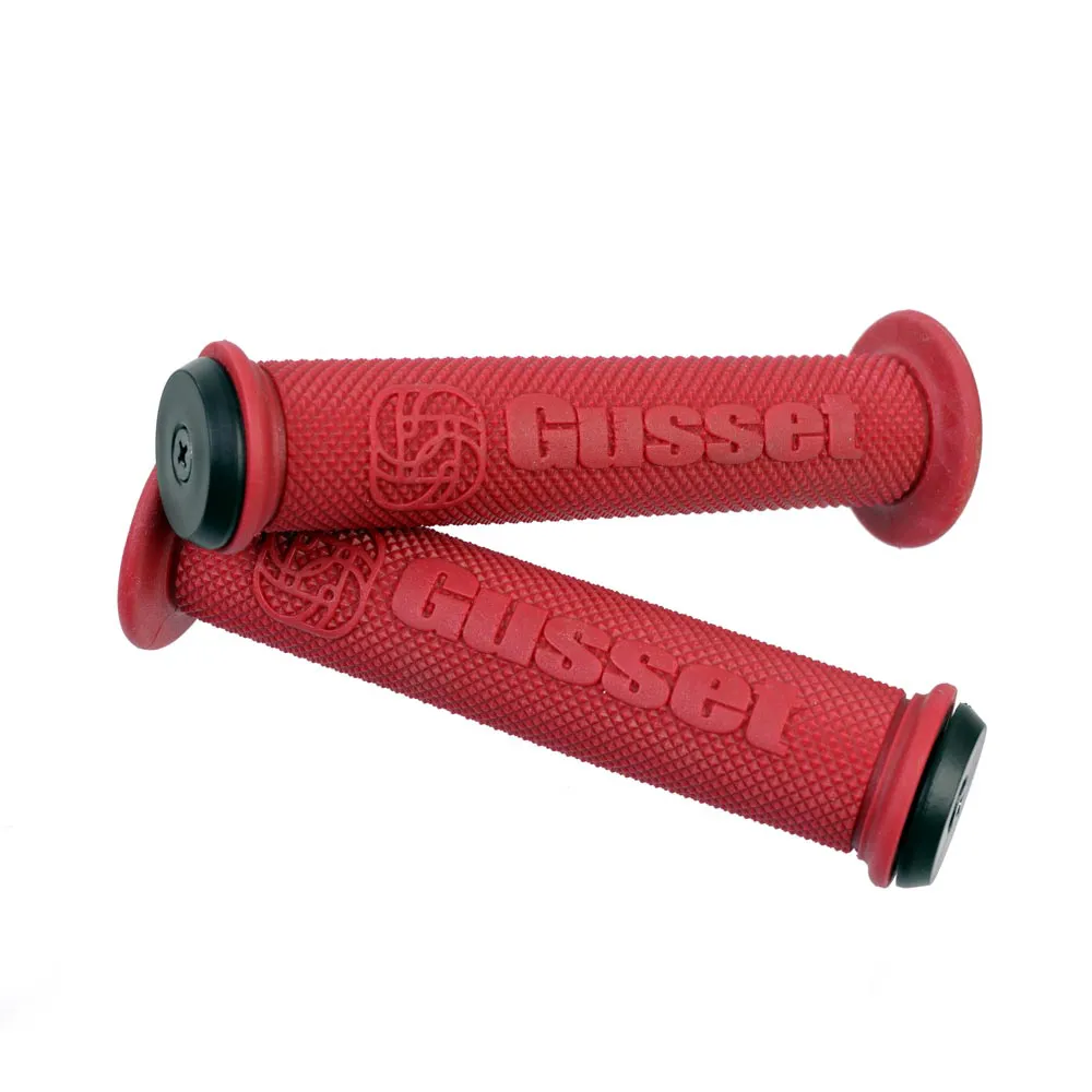 uPRISE Bikes Gusset Grips Gusset File 135mm Grips - Red | Price match, 365 day return s, 18-Month Warranty, Finance Available & Free UK Delivery