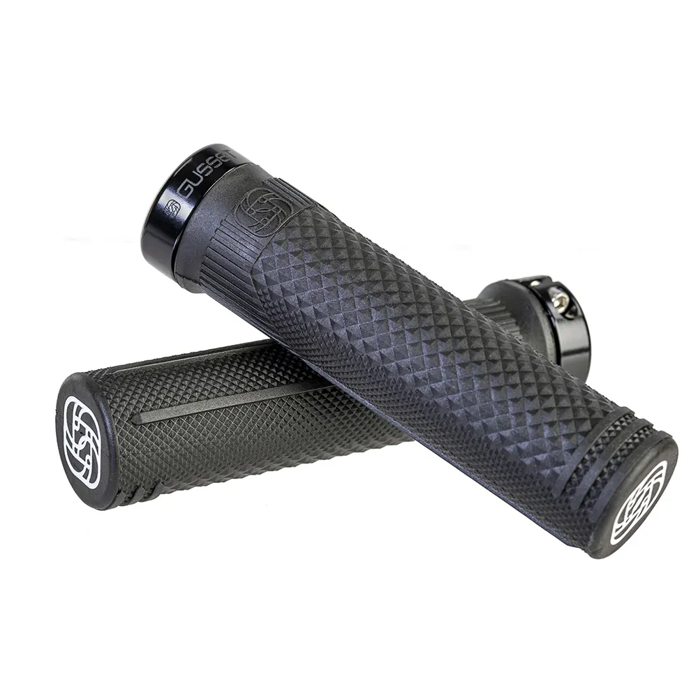 uPRISE Bikes Gusset Grips Gusset S2 Extra Soft 133mm Lock-On Grips - Black | Price match, 365 day return s, 18-Month Warranty, Finance Available & Free UK Delivery