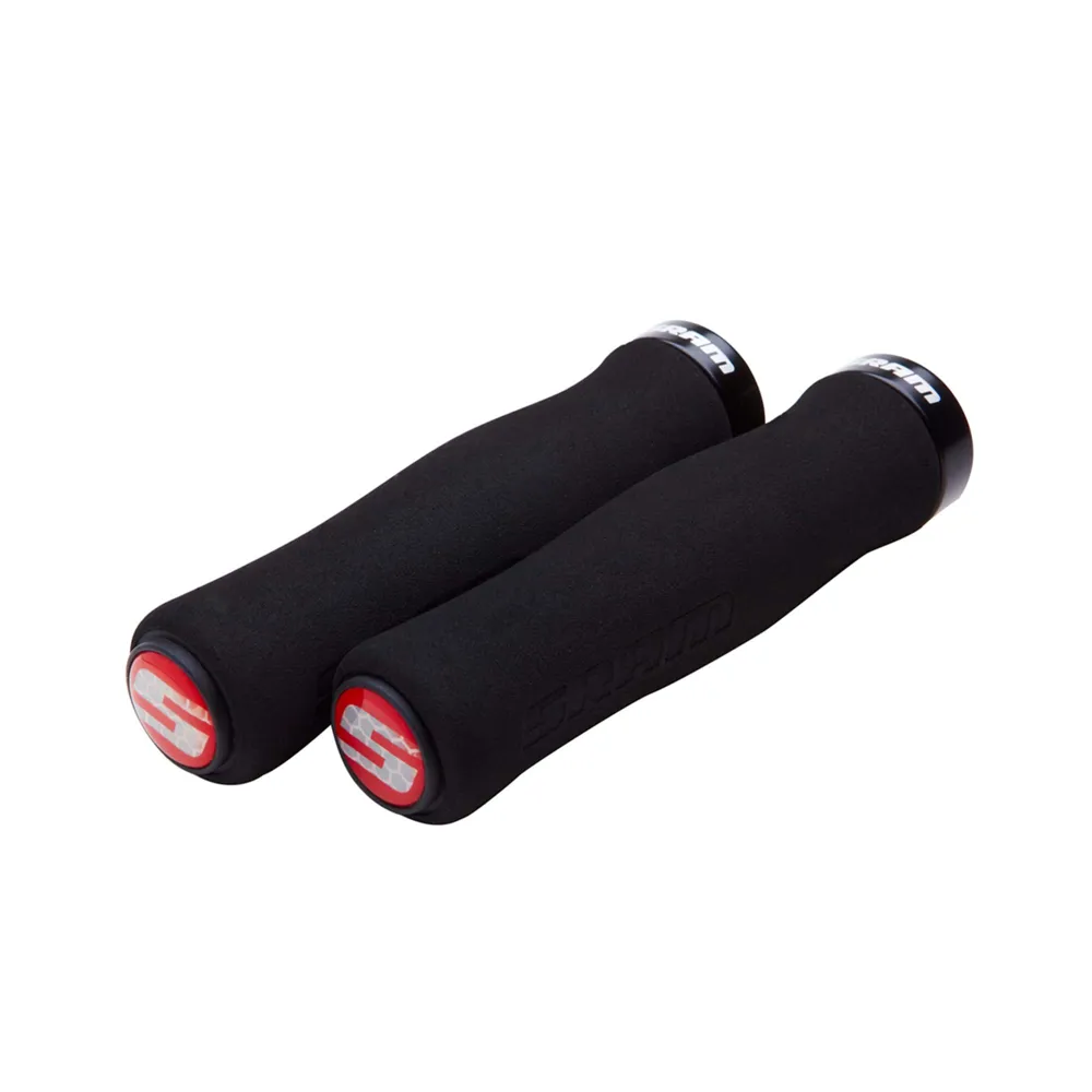 uPRISE Bikes Sram Contour Foam 129mm Locking Grips - Black | Price match, 365 day return s, 18-Month Warranty, Finance Available & Free UK Delivery