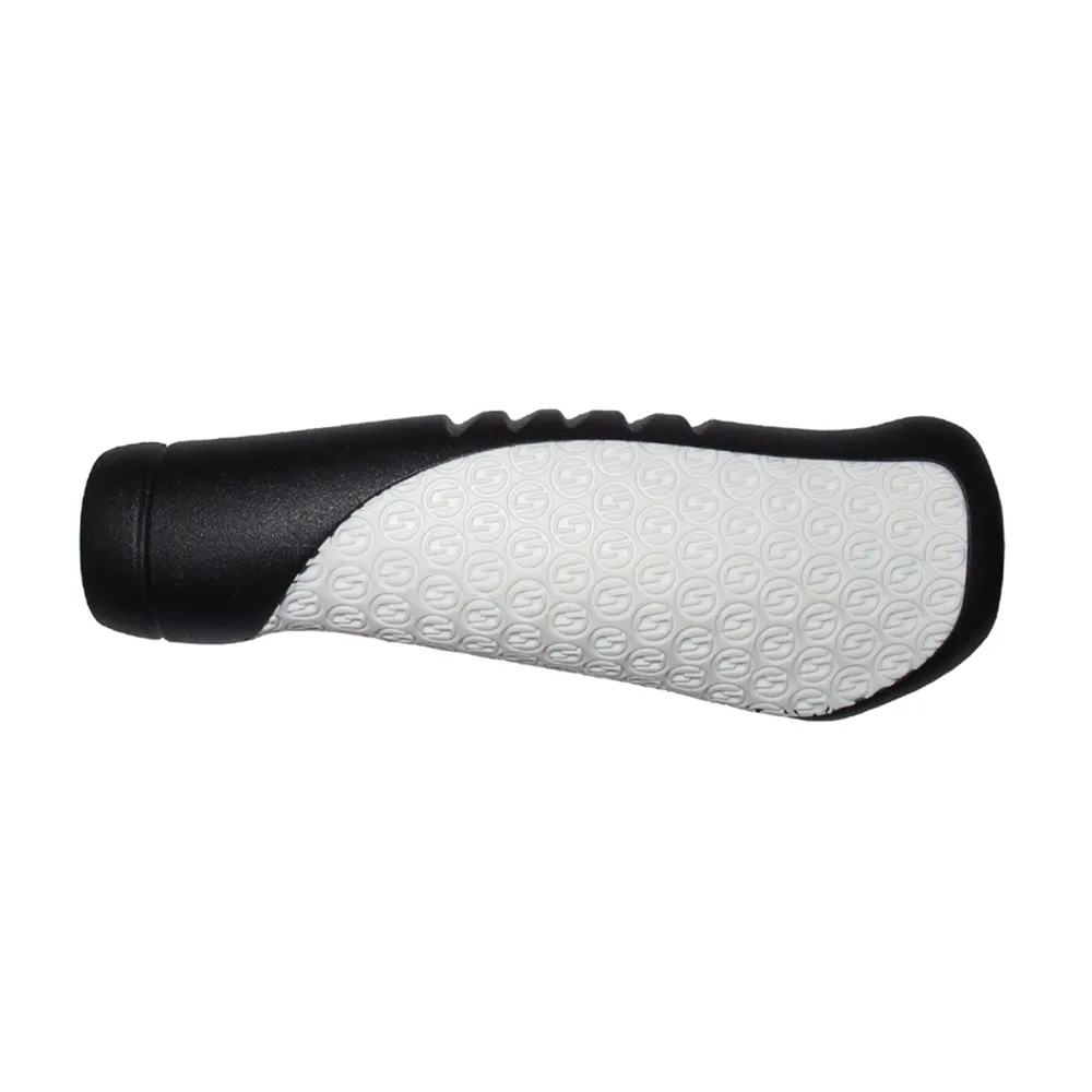 uPRISE Bikes Sram Comfort 133mm Grips - Black/White | Price match, 365 day return s, 18-Month Warranty, Finance Available & Free UK Delivery