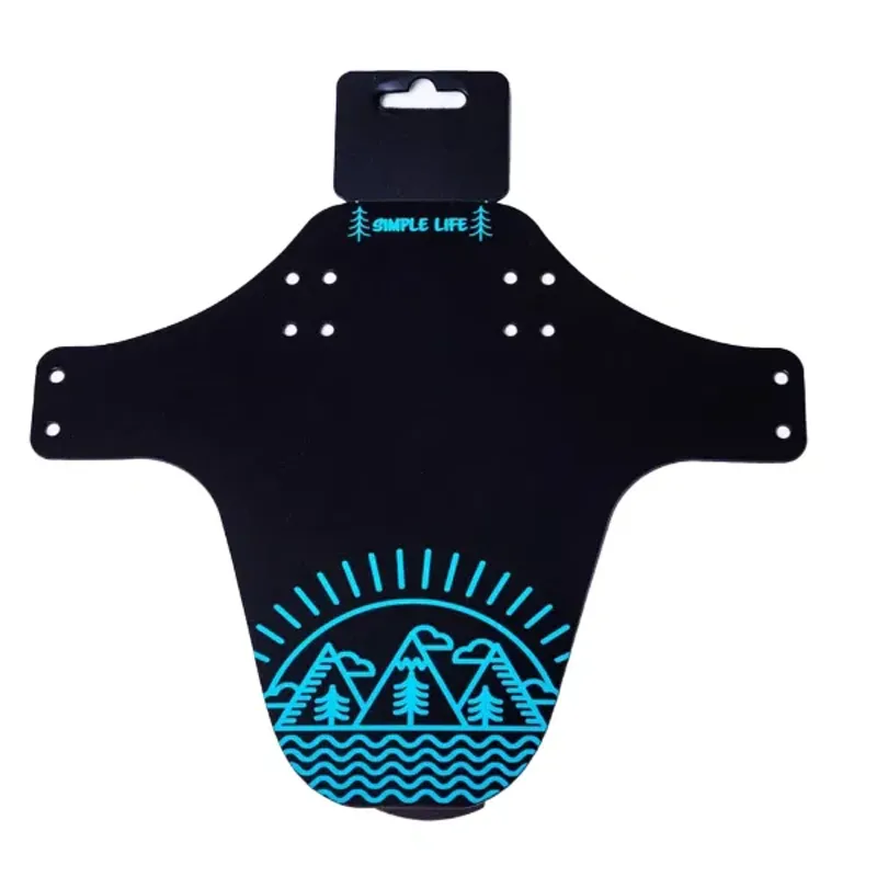 HKT 35Bikes Simple Life Front Mudguard - Black/Blue