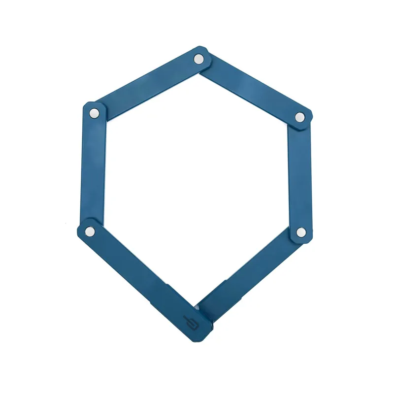 Hiplok Switch Folding Lock - Bronze Sold Secure - Blue-2