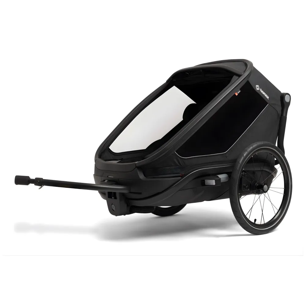 uPRISE Bikes Hamax Outback Next Twin Bicycle Trailer - Black | Price match, 365 day returns, 18-Month Warranty, Finance Available & Free UK Delivery