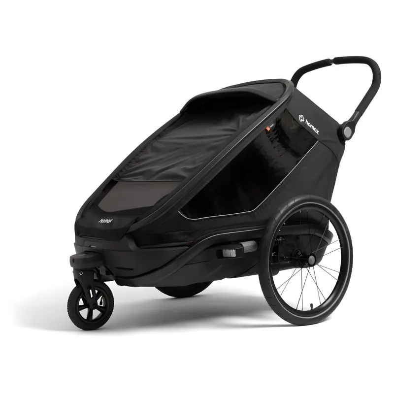 Hamax Outback Next Twin Bicycle Trailer - Black-3
