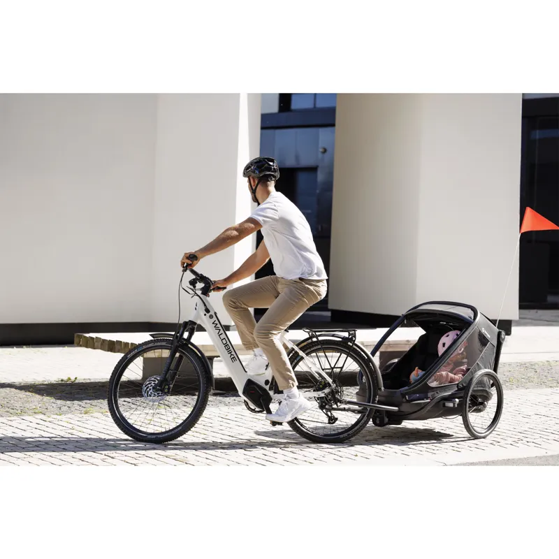 Hamax Outback Next Twin Bicycle Trailer - Black-6