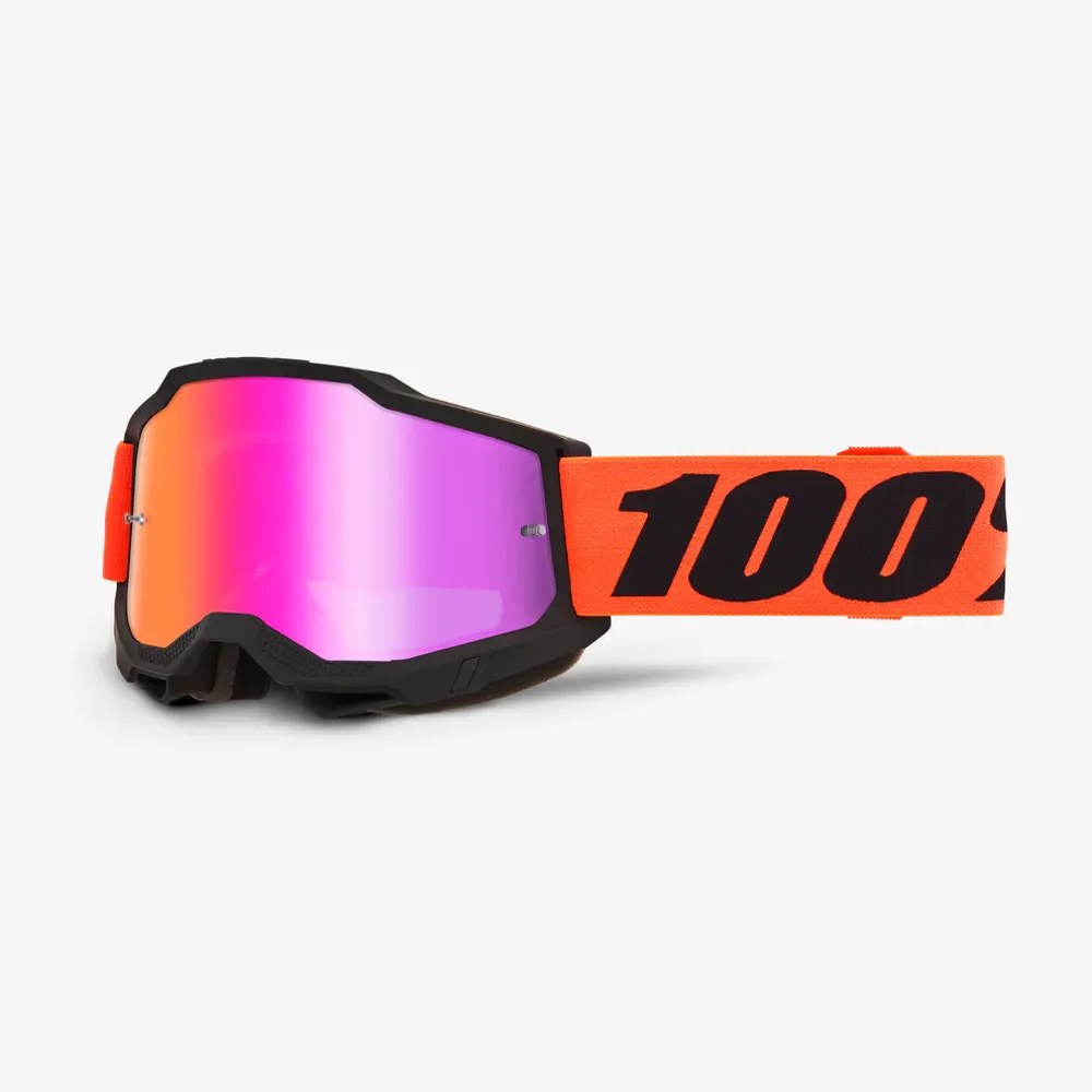 uPRISE Bikes 100 Percent Accuri 2 Goggle - Ferran /Mirror Dark Red Lens | Price match, 365 day return s, 18-Month Warranty, Finance Available & Free UK Delivery