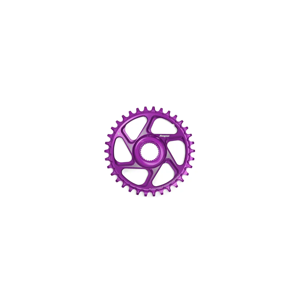 uPRISE Bikes Hope R22 E-Bike Spiderless Retainer Chainring - Bosch Gen 4 - Purple | Price match, 365 day return s, 18-Month Warranty, Finance Available & Free UK Delivery