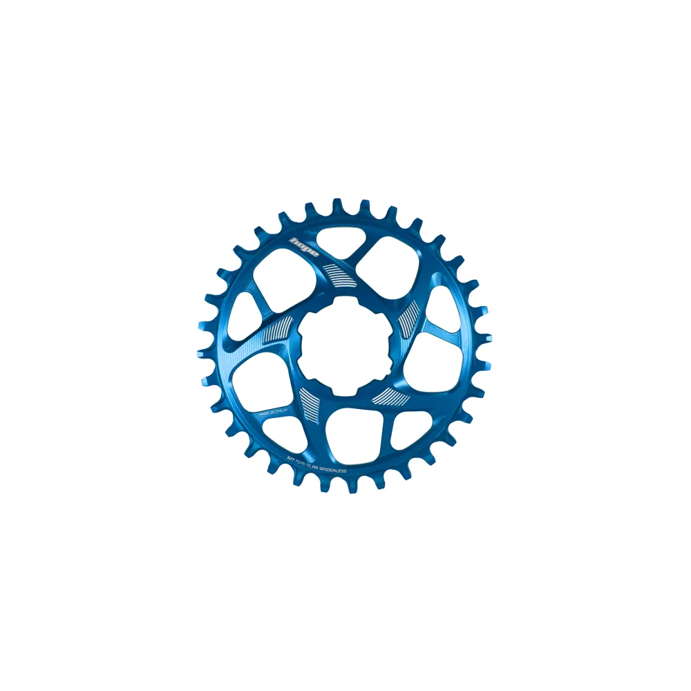 uPRISE Bikes Hope R22 Spiderless Standard Offset Direct Mount Chainring - Blue | Price match, 365 day return s, 18-Month Warranty, Finance Available & Free UK Delivery