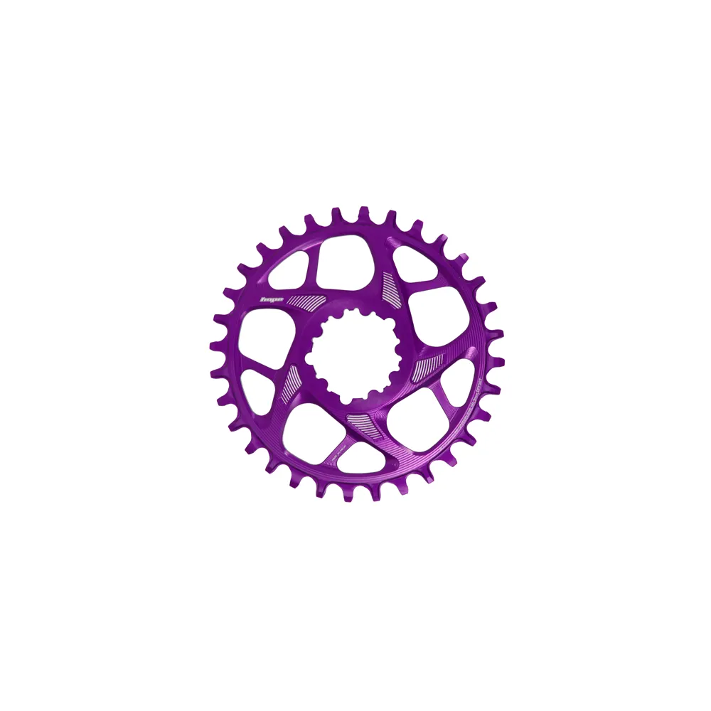 uPRISE Bikes Hope R22 Spiderless SR3 Direct Mount Chainring - Purple | Price match, 365 day returns, 18-Month Warranty, Finance Available & Free UK Delivery