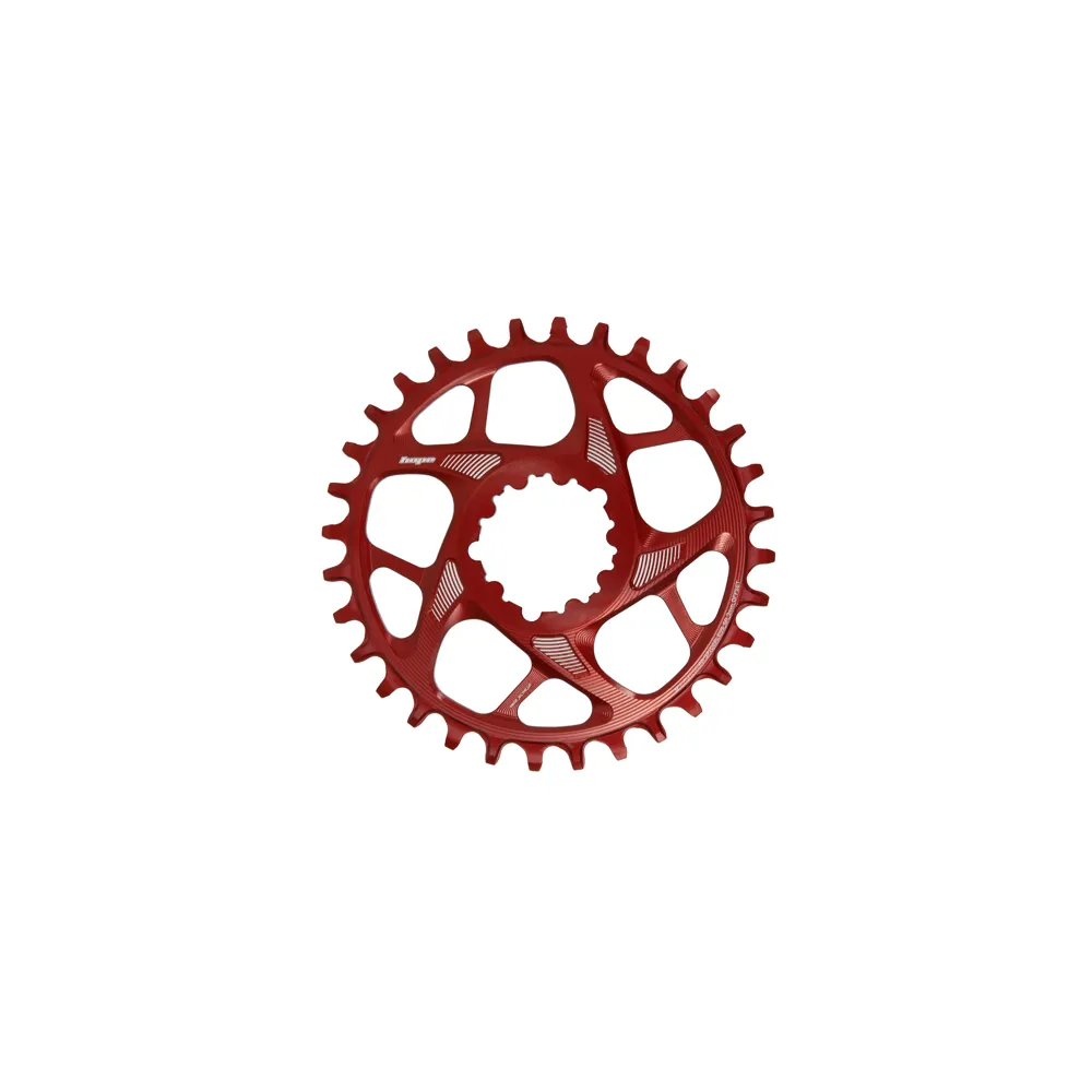 uPRISE Bikes Hope R22 Spiderless SR3 Direct Mount Chainring - Red | Price match, 365 day returns, 18-Month Warranty, Finance Available & Free UK Delivery
