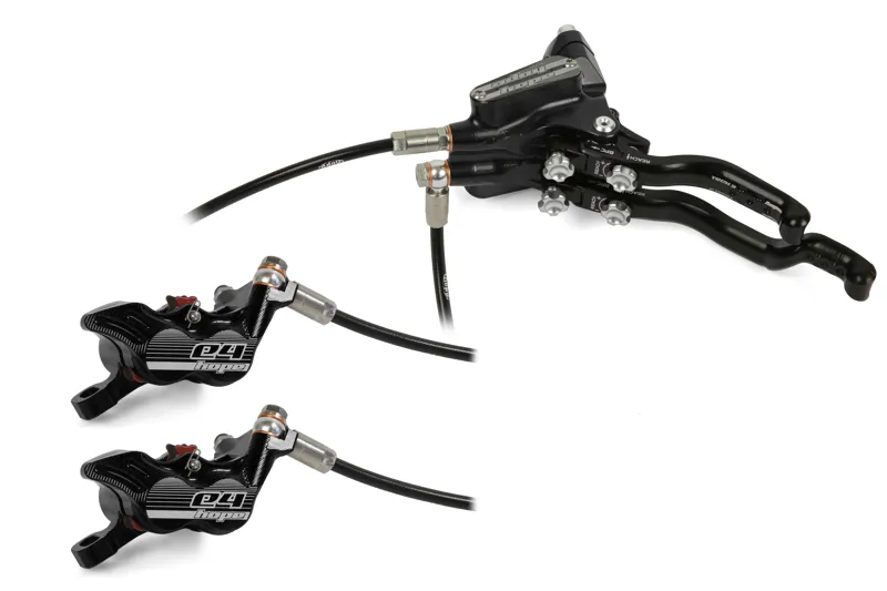 Hope Tech 3 E4 DUO MTB Disc Brakes - No Rotor - Black