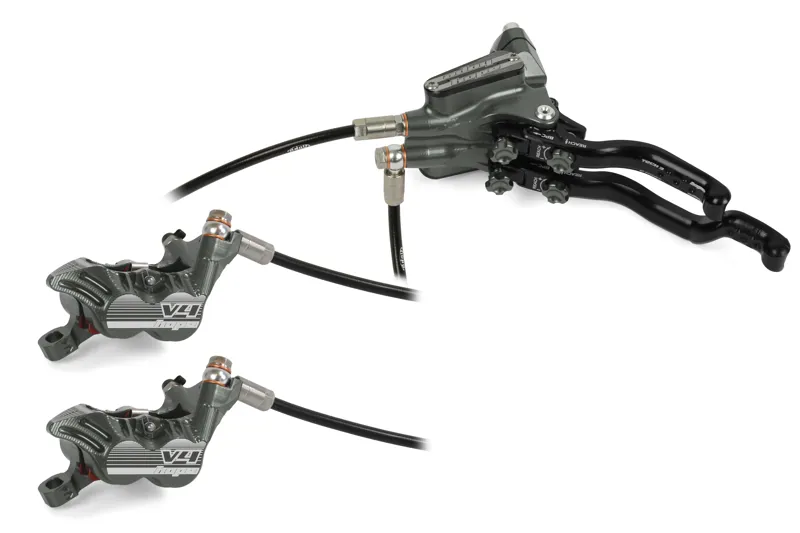 Hope Tech 3 V4 DUO MTB Disc Brakes- No Rotor - Smoke