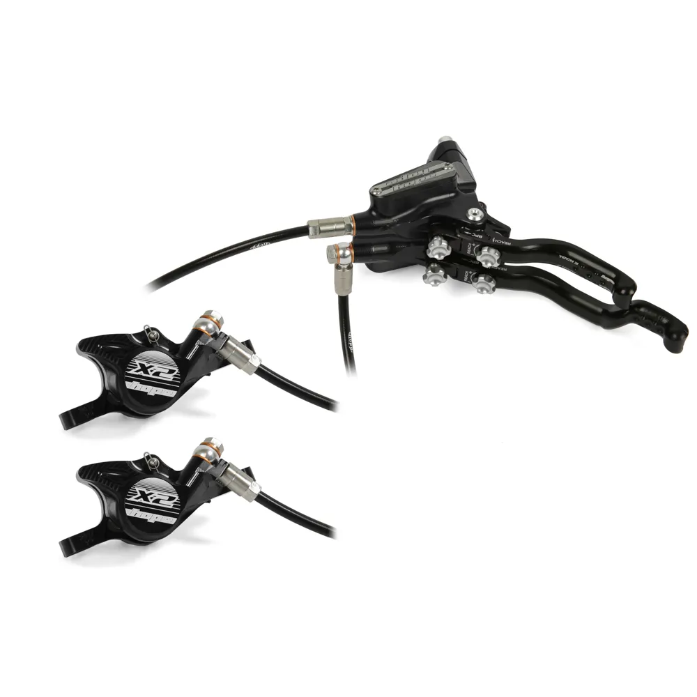 uPRISE Bikes Hope Tech 3 X2 DUO MTB Disc Brakes - No Rotor - Black | Price match, 365 day return s, 18-Month Warranty, Finance Available & Free UK Delivery