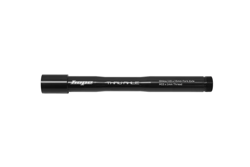 Hope Ohlins RXF34/RXF36/RXF38 110 x 15mm Front Thru Axle - Black