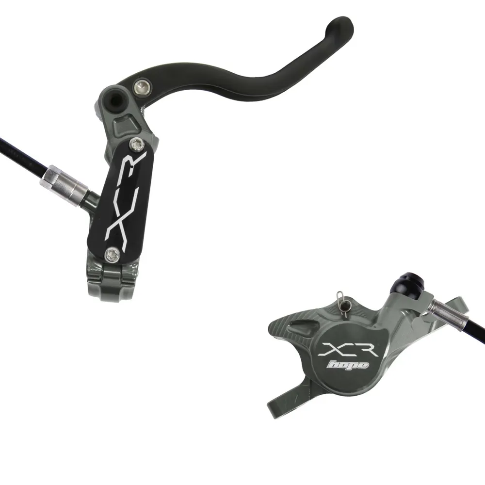 uPRISE Bikes Hope XCR Pro XS Post Mount MTB Disc Brakes - No Rotor - Grey | Price match, 365 day return s, 18-Month Warranty, Finance Available & Free UK Delivery
