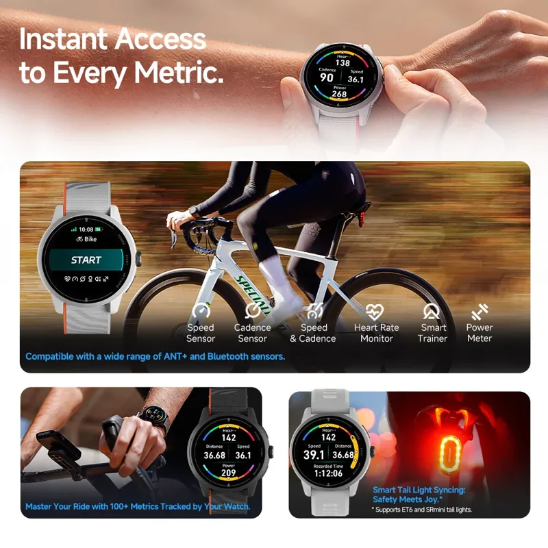 iGPSport VeRun GPS Smart Sports Watch - Grey-3