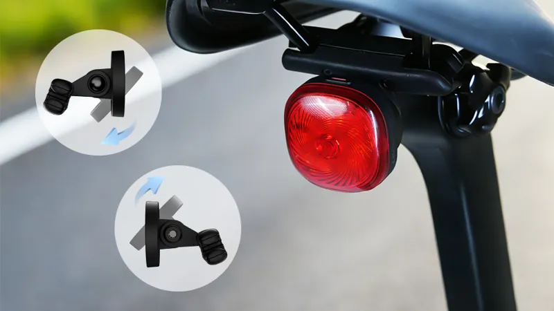 iGPSport M30S Saddle Rail Mount For Tail Lights - Black-4