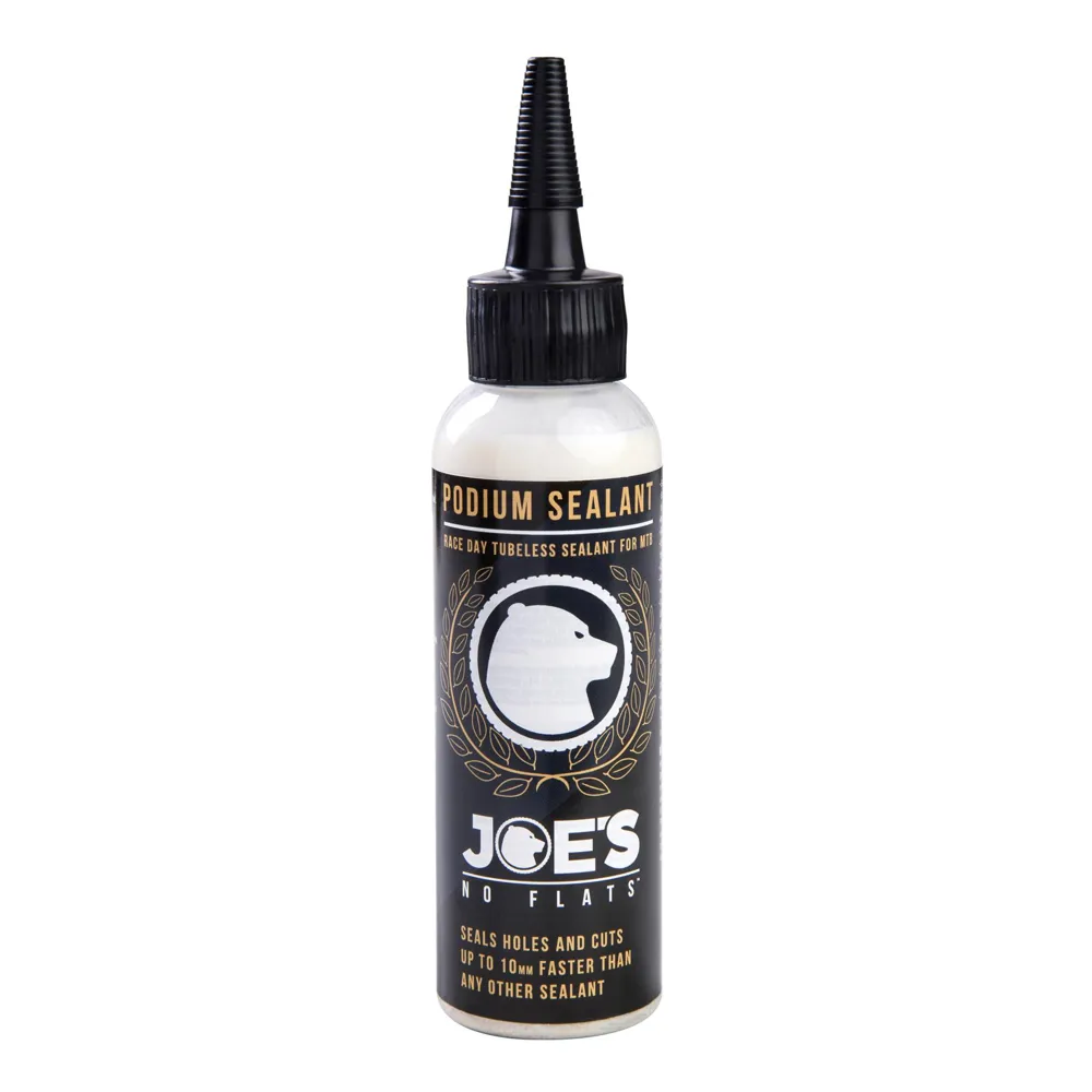 uPRISE Bikes Joe's No Flats Podium Sealant Bottle - 125ml | Price match, 365 day return s, 18-Month Warranty, Finance Available & Free UK Delivery