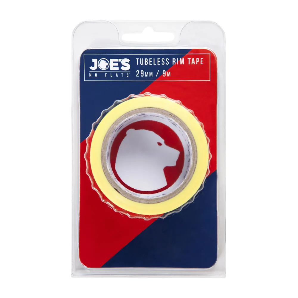 uPRISE Bikes Joe's No Flats Tubeless Yellow Rim Tape - 9m x 25mm | Price match, 365 day return s, 18-Month Warranty, Finance Available & Free UK Delivery