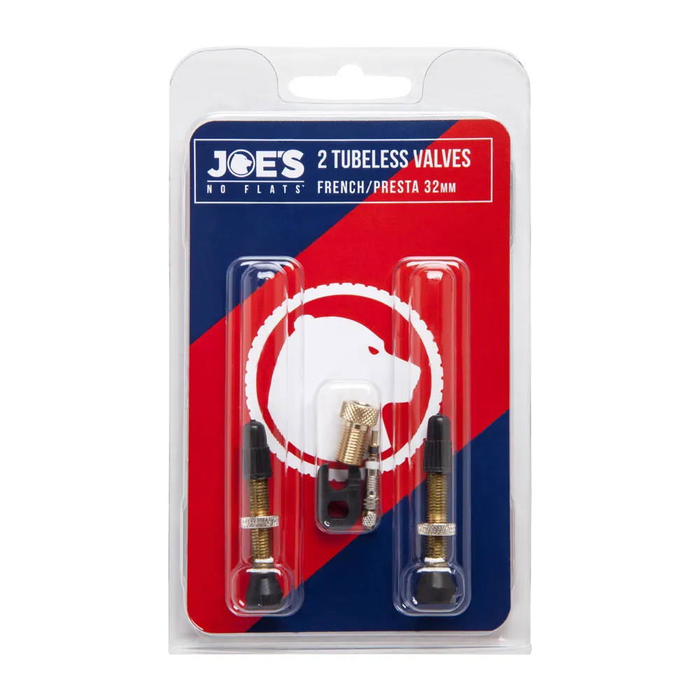 uPRISE Bikes Joe's No Flats Tubeless Presta Valves - Pair | Price match, 365 day return s, 18-Month Warranty, Finance Available & Free UK Delivery