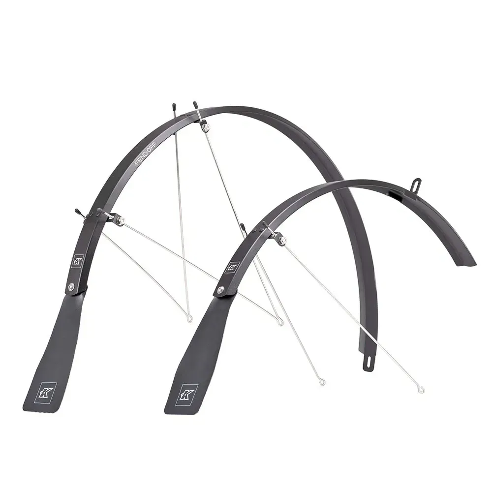 uPRISE Bikes Kinesis Uk Kinesis Fend Off 700c Road/Gravel Mudguard Set - Black | Price match, 365 day return s, 18-Month Warranty, Finance Available & Free UK Delivery