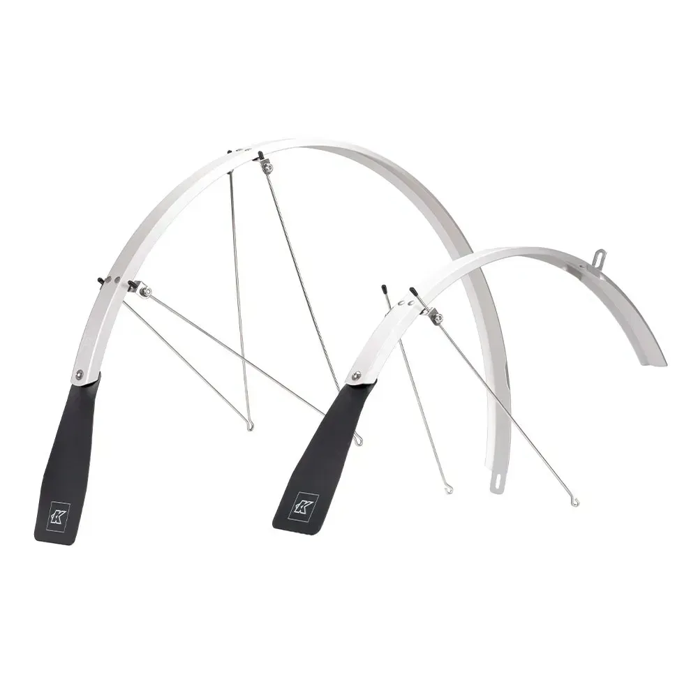 uPRISE Bikes Kinesis Uk Kinesis Fend Off 700c Road/Gravel Mudguard Set - Silver | Price match, 365 day return s, 18-Month Warranty, Finance Available & Free UK Delivery