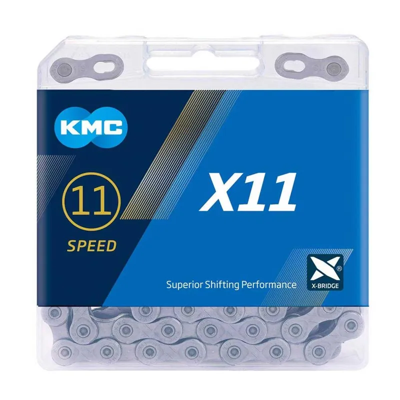 KMC X11 11 Speed Chain - 118 Link - Grey-1