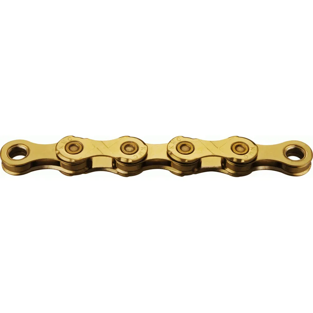uPRISE Bikes Kmc KMC E12 Ti-N 12 Speed Chain - 130L - Gold | Price match, 365 day returns, 18-Month Warranty, Finance Available & Free UK Delivery