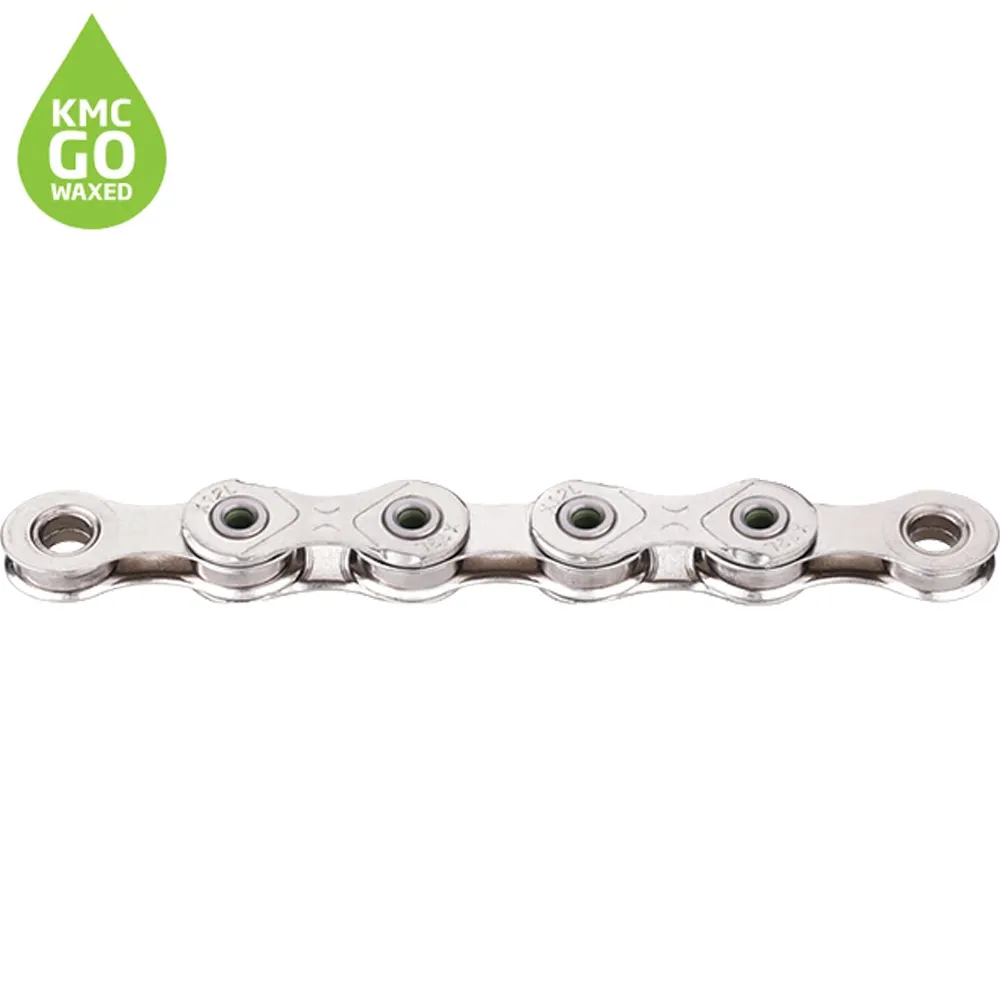uPRISE Bikes Kmc KMC X12L 12 Speed Pre-Waxed Chain - 126 Links - Silver | Price match, 365 day returns, 18-Month Warranty, Finance Available & Free UK Delivery