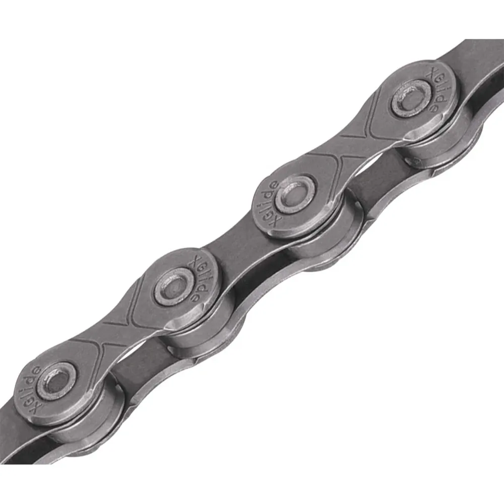 uPRISE Bikes Kmc KMC X-Glide CUES 9 - 11 Speed Chain - 118 Links - Grey | Price match, 365 day returns, 18-Month Warranty, Finance Available & Free UK Delivery