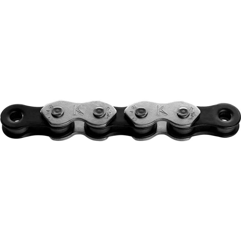 KMC K1 Wide Single Speed BMX Chain - 110 Links - Silver/Black