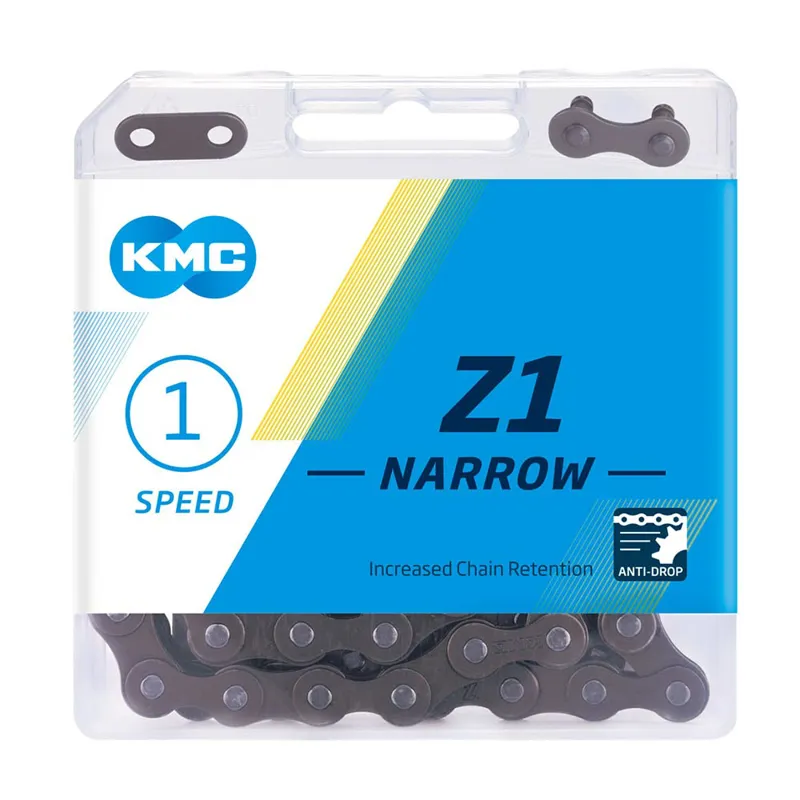 KMC Z1 Narrow 112 Links Single Speed Chain - Brown-1