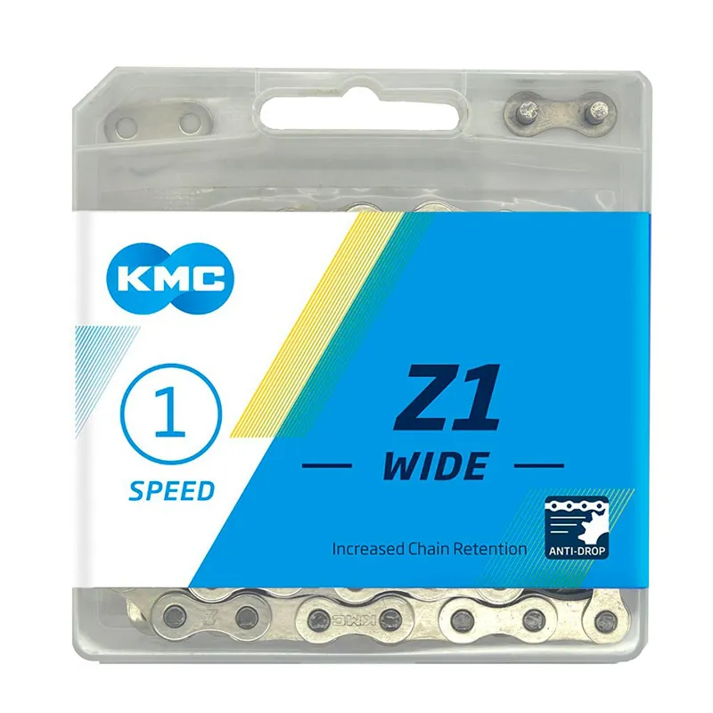 KMC Z1 Wide Single Speed Chain - 112 Links - Silver-1