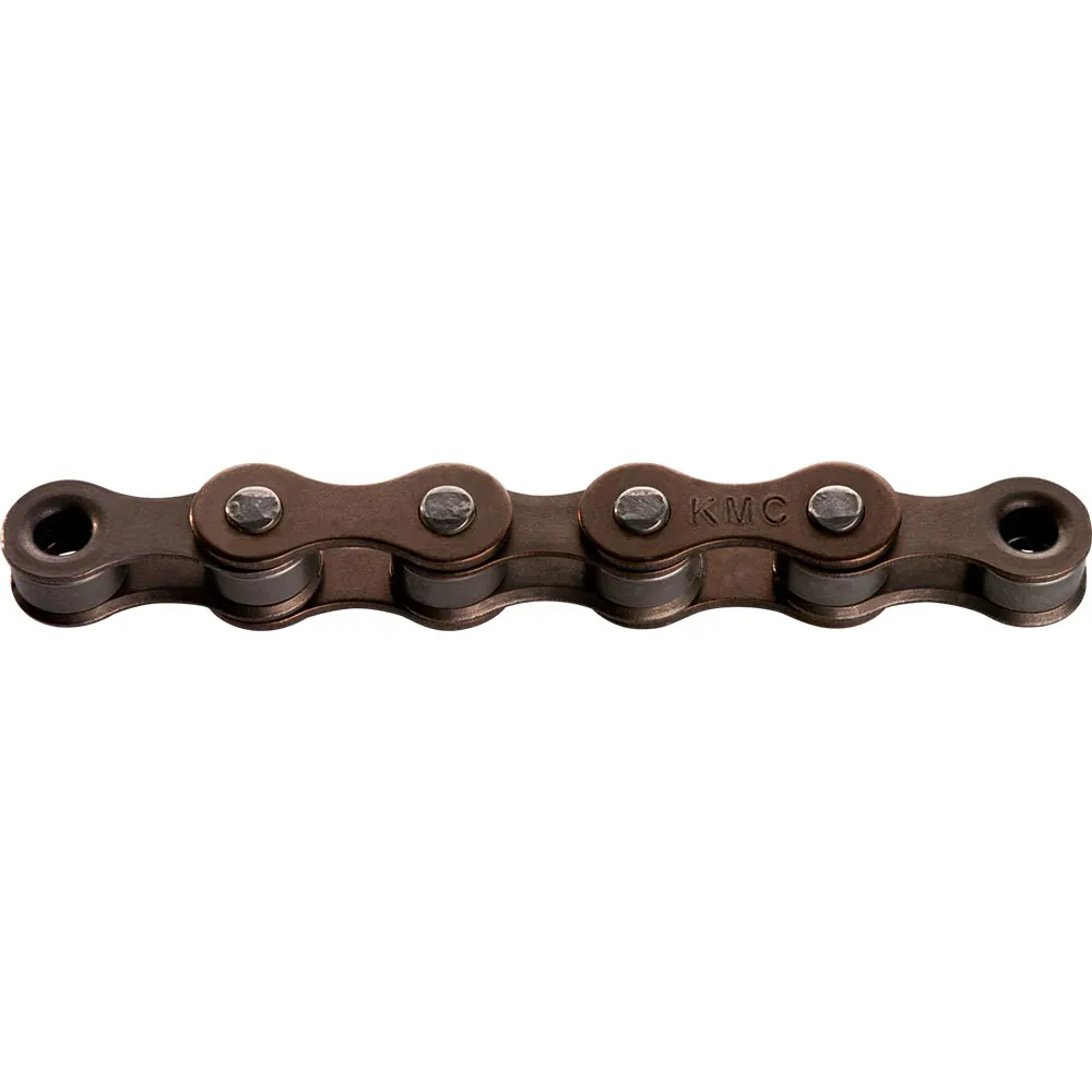 uPRISE Bikes Kmc KMC S1 Wide  Single Speed Chain - 112 Links - Brown | Price match, 365 day returns, 18-Month Warranty, Finance Available & Free UK Delivery