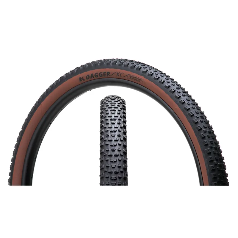 Kenda K Series Dagger XC 120 TPI Mountain Bike Tyre - 29 x 2.40 - Coffee