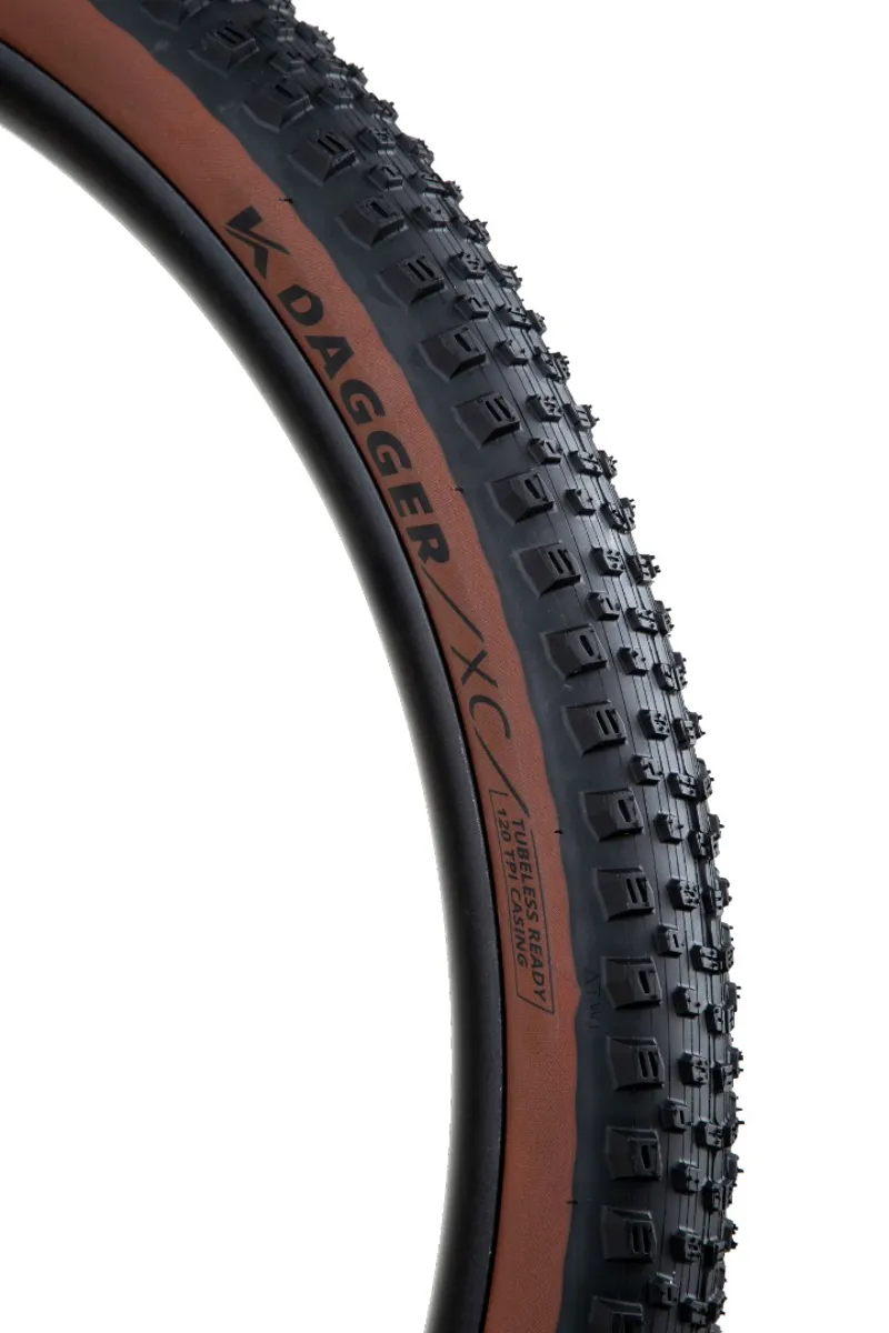 Kenda K Series Dagger XC 120 TPI Mountain Bike Tyre - 29 x 2.40 - Coffee-1