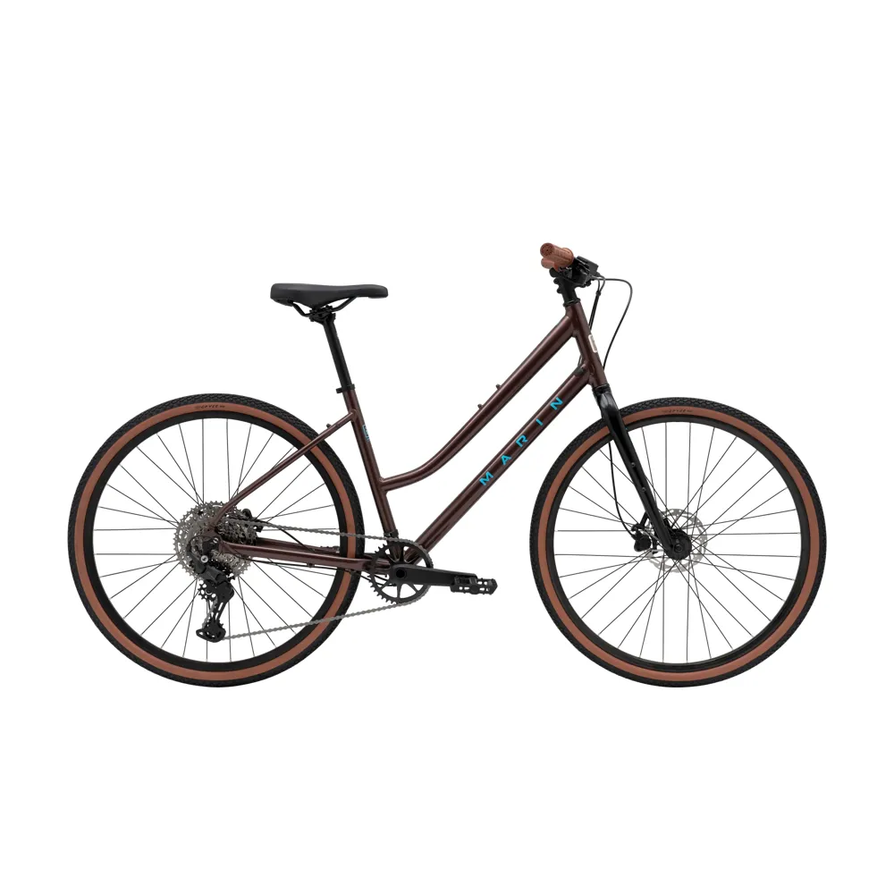 uPRISE Bikes Marin Kentfield 3 ST 2026 Hybrid Bike - Brown | Price match, 365 day returns, 18-Month Warranty, Finance Available & Free UK Delivery
