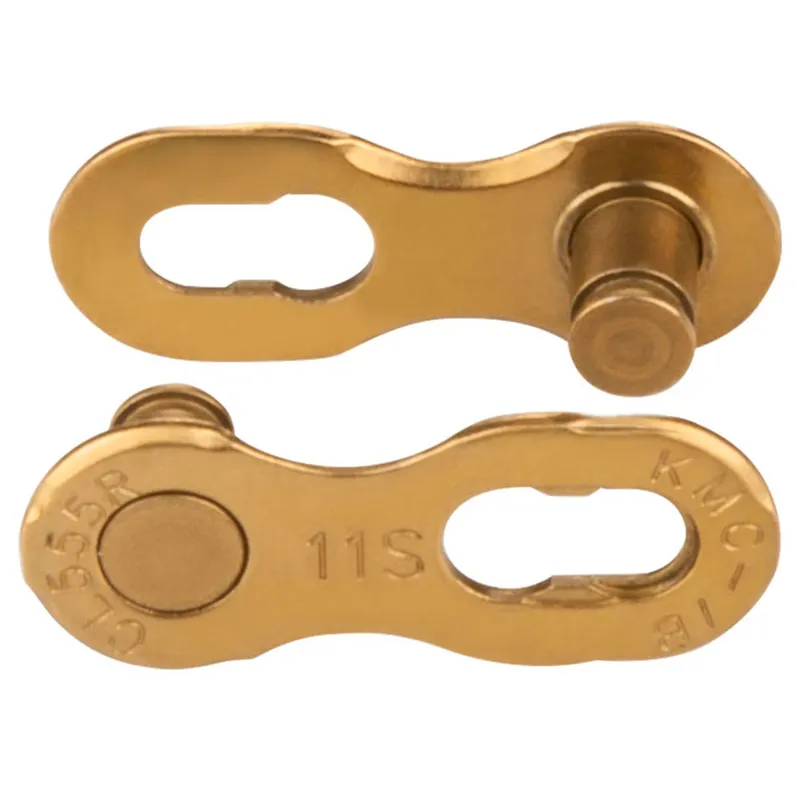 KMC MissingLinks 11R Ti-N 11 Speed 2 Pair Re-useable Chain Links - Gold