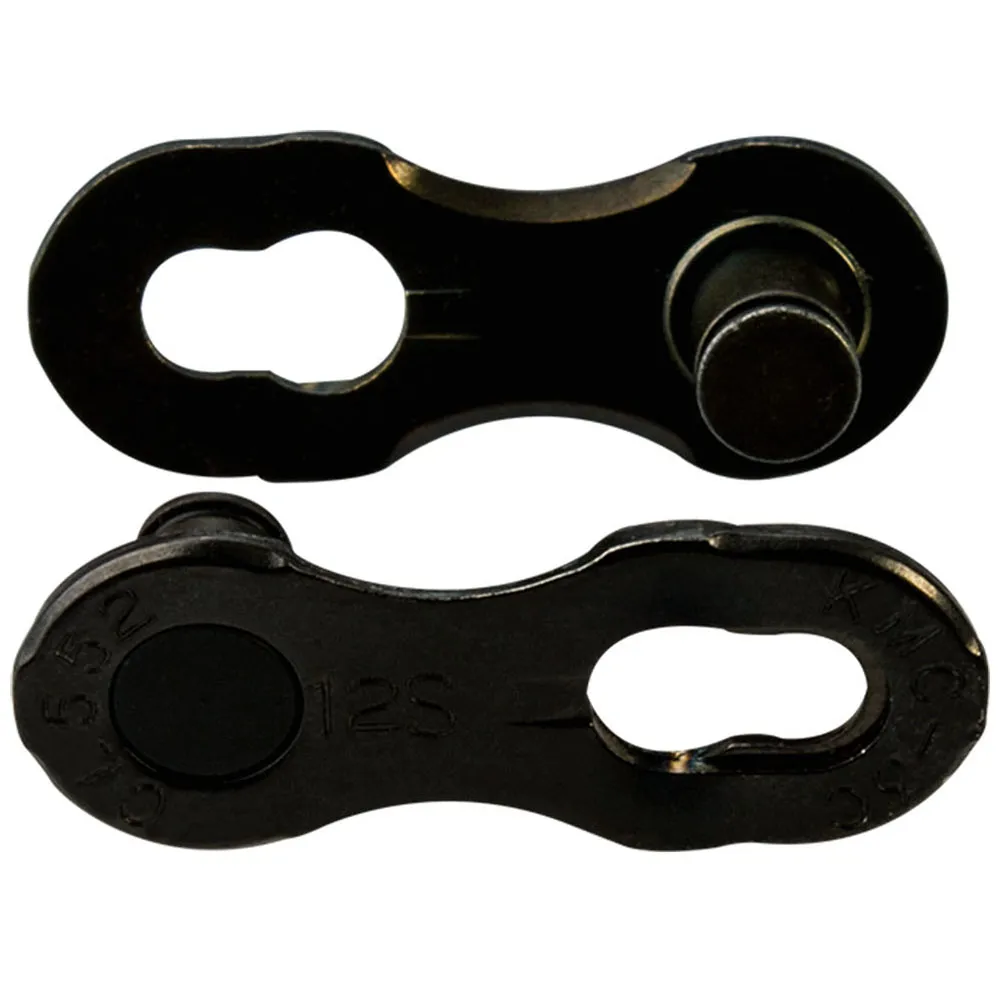 uPRISE Bikes Kmc KMC MissingLink 12x DLC 12 Speed  2 Pair Non Reusable Chain Links - Black | Price match, 365 day returns, 18-Month Warranty, Finance Available & Free UK Delivery