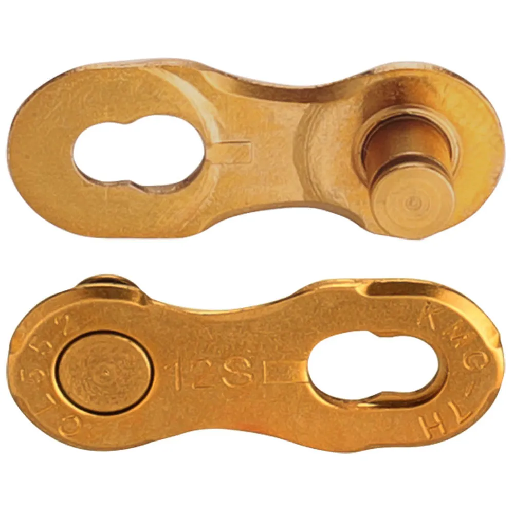 uPRISE Bikes Kmc KMC MissingLink 12x 12 Speed 2 Pair Non Reusable Chain Links - Gold | Price match, 365 day returns, 18-Month Warranty, Finance Available & Free UK Delivery
