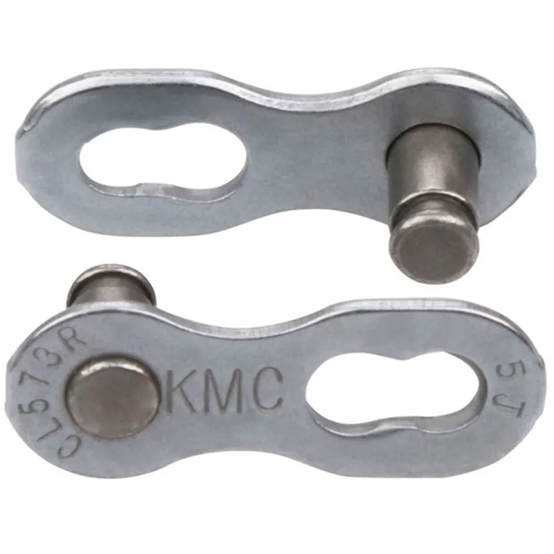 KMC MissingLink 7/8 EPT 7.3mm 2 Pair Reusable Chain Links - Silver