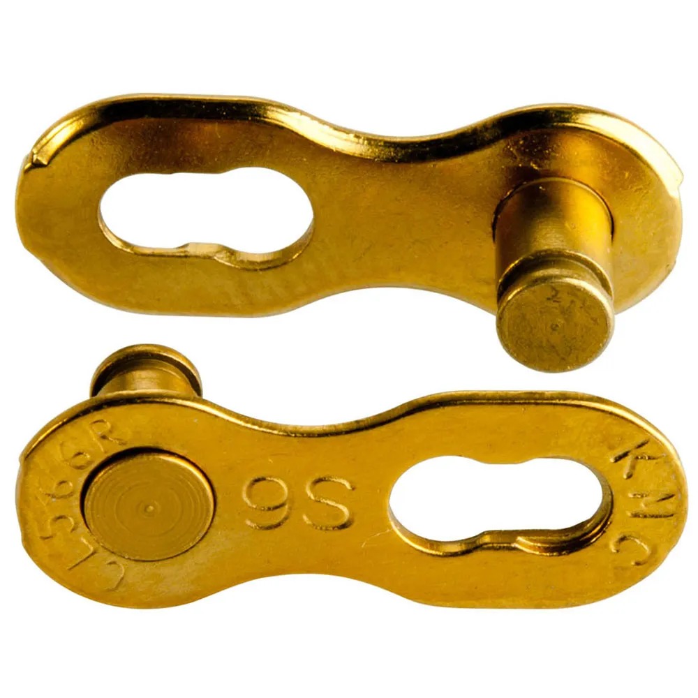 uPRISE Bikes Kmc KMC MissingLink 9R Ti-N 9 Speed 2 Pair Reusable Chain Links - Gold | Price match, 365 day returns, 18-Month Warranty, Finance Available & Free UK Delivery