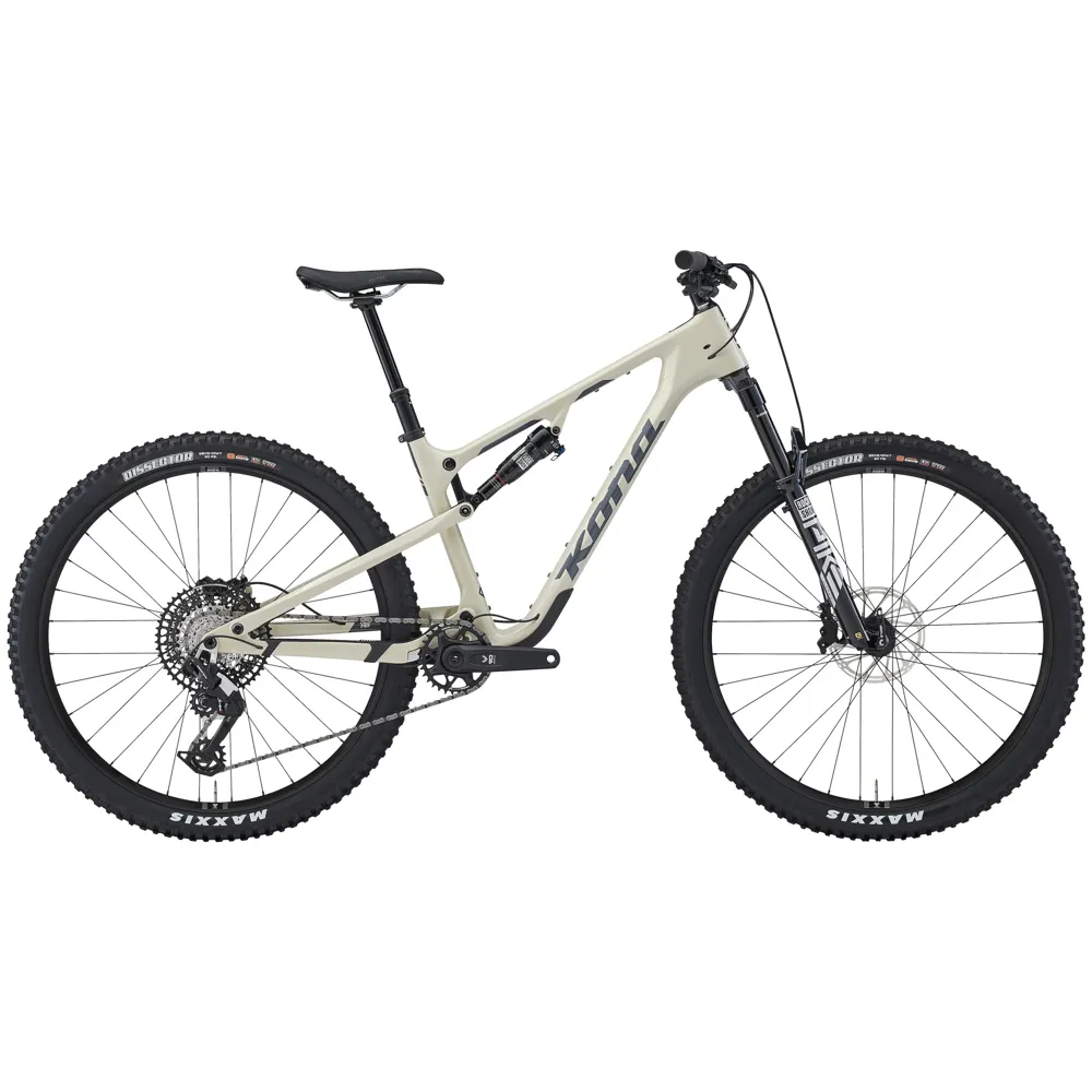 uPRISE Bikes Kona Hei Hei CR G10 29er 2026 Carbon Full Suspension MTB - White | Price match, 365 day returns, 18-Month Warranty, Finance Available & Free UK Delivery