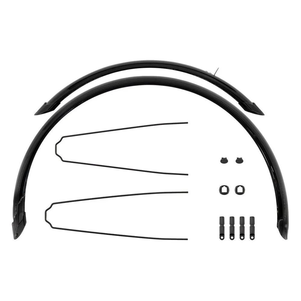 uPRISE Bikes Raleigh Motus Low Step Mudguards Set - Black | Price match, 365 day returns, 18-Month Warranty, Finance Available & Free UK Delivery