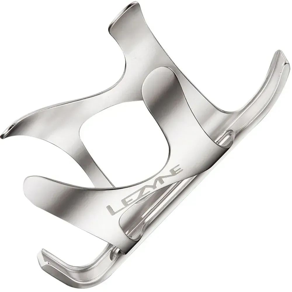 uPRISE Bikes Lezyne CNC Alloy Water Bottle Cage - Silver | Price match, 365 day return s, 18-Month Warranty, Finance Available & Free UK Delivery
