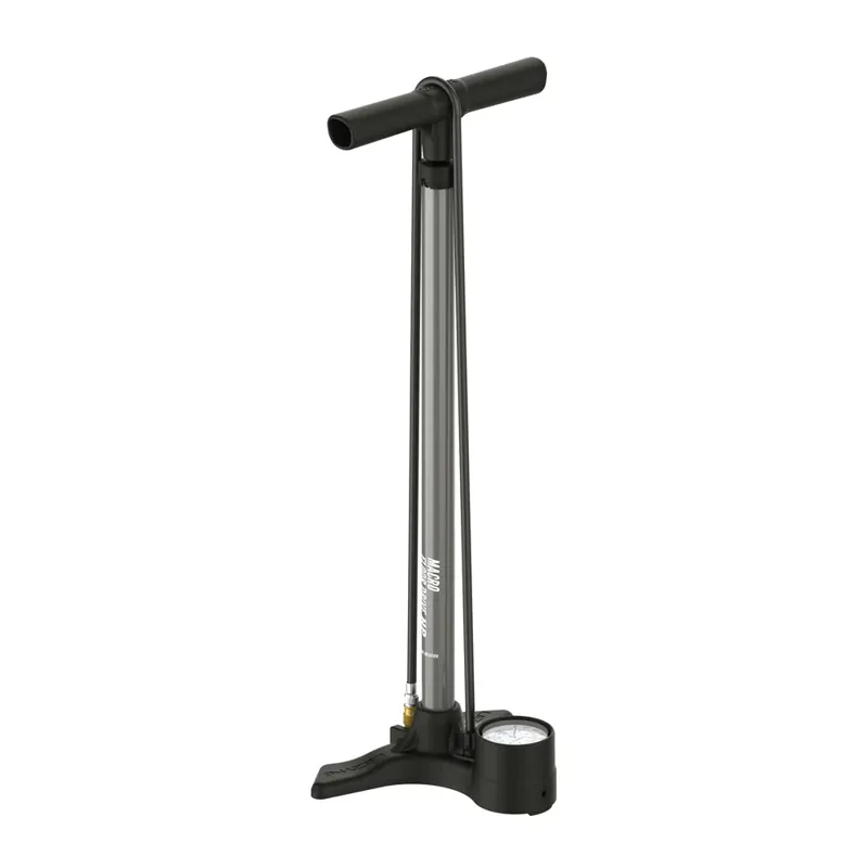 Lezyne Macro Floor Drive Pumps - Flat Grey - 220psi-1