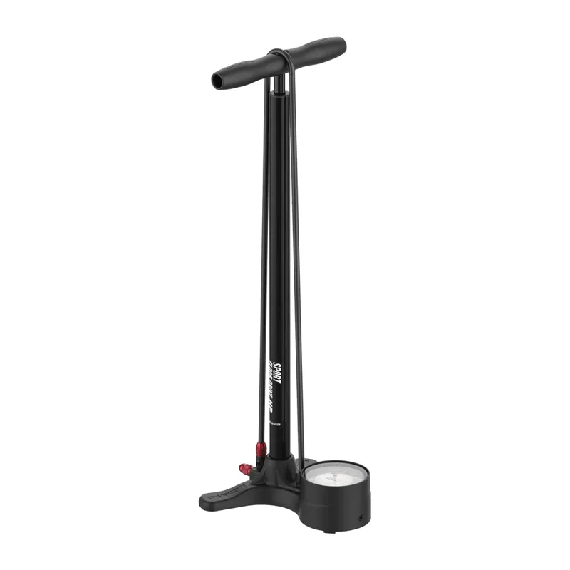 Lezyne Sport Floor Drive 3.5 Gauge Track Pump - Black