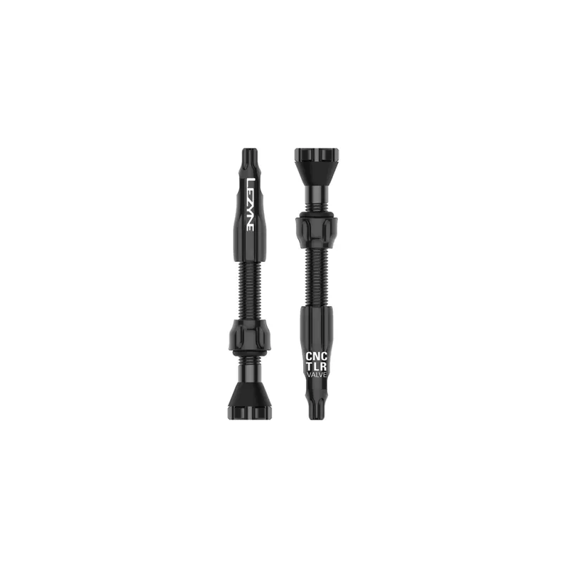 Lezyne CNC Tubeless Valves Pair - Black - 44mm