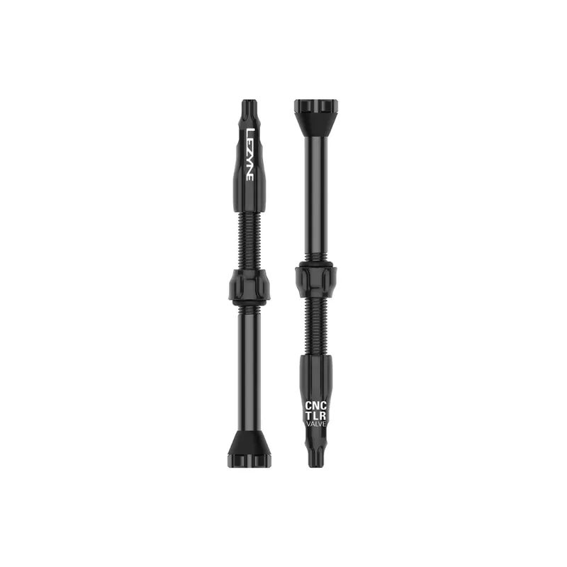 Lezyne CNC Tubeless Valves Pair - Black - 60mm